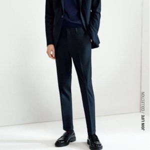 TEXTURED SUIT PANTS ZARA